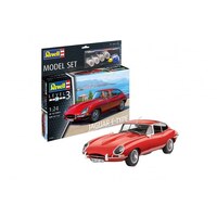 REVELL 67668 JAGUAR E TYPE COUPE 1:24 PLASTIC MODEL KIT