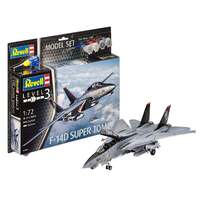 REVELL 63960 GRUMMAN F-14D SUPER TOMCAT INCLUDES PAINT AND GLUE 1/72 SCALE PLASTIC MODEL KIT FIGHTER