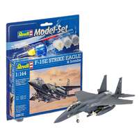 REVELL 03972 F-15E STRIKE EAGLE AND BOMBS PLASTIC MODEL AIRCRAFT KIT WITH BRUSH, PAINTS AND GLUE