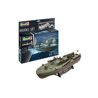 REVELL 65147 PATROL TORPEDO BOAT PT-109 WITH AQUA COLOUR KIT 1/72 SCALE PLASTIC MODEL KIT