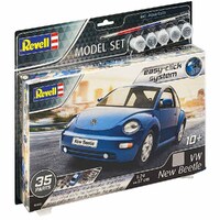 REVELL 07643 VW NEW BEETLE 1:24 EASY CLICK SYSTEM WITH PAINTS PLASTIC MODEL KIT