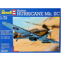 REVELL 04144 HAWKER HURRICANE MK IIC 1:72 PLASTIC MODEL AIRCRAFT KIT