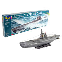 REVELL 05100 DEUTSCHES U-BOOT GERMAN SUBMARINE TYPE VII C/41 ATLANTIC VERSION 1/144 SCALE PLASTIC MODEL KIT