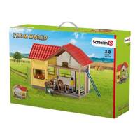 SCHLEICH 42334 FARM WORLD BARN WITH ACCESSORIES