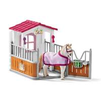 SCHLEICH 42368 HORSE CLUB HORSE STALL WITH LUISTANO MARE