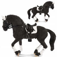 SCHLEICH 42457 FRISIAN STALLION MARE RIDING TOURNAMENT