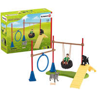 SCHLEICH 42536 FARM WORLD PUPPY AGILITY TRAINING