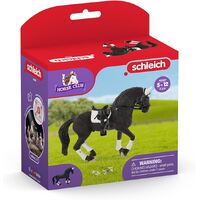 SCHLEICH 42457 HORSE CLUB FRISIAN STALLION RIDING TOURNAMENT 4PC