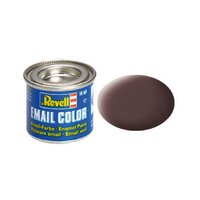 REVELL 32184 (84) LEATHER BROWN MATT ENAMEL PAINT 14ML