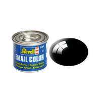 REVELL 32107 (07) BLACK GLOSS ENAMEL PAINT 14ML