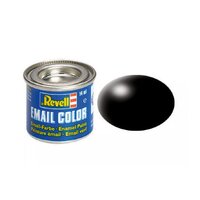 REVELL 32302 (302) BLACK SILK ENAMEL PAINT 14ML