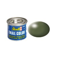 REVELL 32361 (361) OLIVE GREEN SILK ENAMEL PAINT 14ML