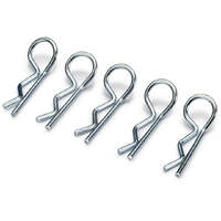 ABSIMA AB2440013 BODY CLIPS MEDIUM 10 PACK SILVER