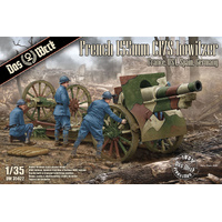 DASWERK 35022 1/35 FRENCH 155MM C17S HOWITZER PLASTIC MODEL KIT