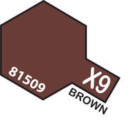 TAMIYA X-9 ENAMEL BROWN PAINT 10ML