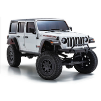 KYOSHO 325221W 1:24 SCALE MINI-Z 4X4 MX-O1 READYSET JEEP WRANGLER UNLIMITED RUBICON BRIGHT WHITE 2.4 GHZ RC CRAWLER TRUCK