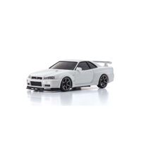 KYOSHO MZP460W MINI-Z AUTO SCALE COLLECTION 1/24 SCALE ASC MA-020 NISSAN SKYLINE GT-R V.SPEC II NUR (R34) WHITE BODY SHELL ONLY