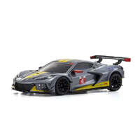 KYOSHO 244GM ASC CHEVROLET CORVETTE C8.R GUNMETAL 1/27 SCALE DRIFT CAR BODY SHELL