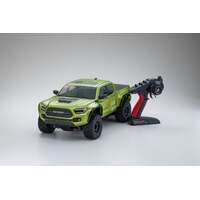 KYOSHO 34703T2 2021 TOYOTA TACOMA TRD PRO ELECTRIC 1:10 SCALE RC TROPHY TRUCK - LIME GREEN BATTERY AND CHARGER NOT INCLUDED