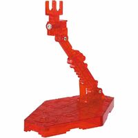 BANDAI G5057603 ACTION BASE 2 SPARKLE RED GUNDAM STAND