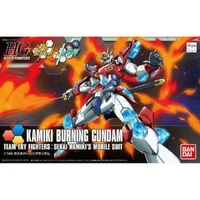 BANDAI 5057721 HG KAMIKI BURNING GUNDAM TEAM TRY FIGHTERS SEKAI KAMIKIS MOBILE SUIT 1/44 SCALE HIGH GRADE PLASTIC MODEL KIT