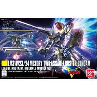 BANDAI 5057751 HGCU VICTORY TWO ASSULT BUSTER GUNDAM 1/144 SCALE PLASTIC MODEL KIT