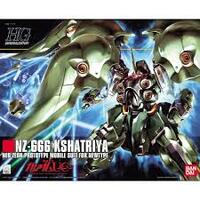 BANDAI 5058263 HG NZ-666 KSHATRIYA NEO ZEON PROTOTYPE MOBILE SUIT FOR NEWTYPE 1/144 SCALE PLASTIC MODEL KIT