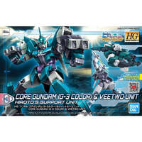 BANDAI 5058300 CORE GUNDAM G-3 COLOR & VEETWO UNIT HIROTO'S SUPPORT UNIT 1:144 PLASTIC MODEL KIT