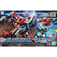 BANDAI 5058301 CORE GUNDAM REAL TYPE COLOR & MARSFOUR UNIT HIROTO'S SUPPORT UNIT HGBD:R 1:144 PLASTIC MODEL KIT