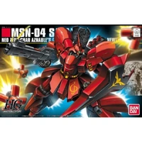 BANDAI 5058889 HG MSN-04 SAZABI GUNDAM 1/44 SCALE PLASTIC MODEL KIT