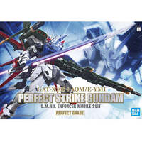 BANDAI 5059011 PG GAT-X105 PLUS AQM/E-YM1 PERFECT STRIKE GUNDAM O.M.N.I. ENFORCER MOBILE SUIT 1/60 SCALE PLASTIC MODEL KIT