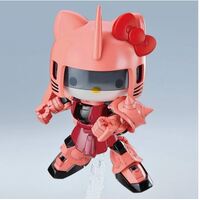 BANDAI 5061029 HELLO KITTY MS-06S CHAR'S ZAKU II SD GUNDAM CROSS SILHOUETTE