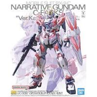 BANDAI 5066308 MG MOBILE SUIT RX-9/C NARRATIVE GUNDAM C-PACKS ANAHEIM ELECTRONICS MULTIPURPOSE TEST MOBILE SUIT 1/100 SCALE PLASTIC MODEL KIT