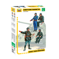 ZVEZDA 3504 SOVIET TANK CREW WWII 1/35 MODEL KIT