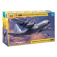 ZVEZDA 7321 1/72 C-130H HERCULES PLASTIC MODEL KIT WITH SCALE MODELLERS SUPPLY RAAF01 C-130 HERCULES ARCYLIC PAINT SET INCLUDED