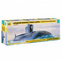 ZVEZDA 9058 1/350 SSBN NUCLEAR SUBMARINE "VLADIMIR MONOMAKH" PLASTIC MODEL KIT