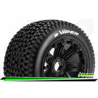 LOUISE L-T3245B B-VIPER REAR TYRES AND RIMS MOUNTED PAIR BAJA 5B