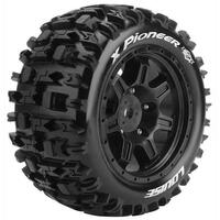 LOUISE L-T3296BM X-PIONEER ARRMA KRATON 8S MONSTER TRUCK SPORT MOUNTED ON BLACK RIM WITH 24MM HEX