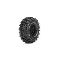 LOUISE L-T3366VB CR-CHAMP 1.0" CRAWLER TIRE 7MM HEX 1/18 AND 1/24 SCALE TYRES 2 PIECES