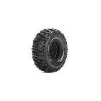 LOUISE L-T3367VB CR-MALLET 1.0" CRAWLER TIRE 7MM HEX 1/18 AND 1/24 SCALE TYRE 2 PIECES