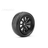 JETKO 2901CBSSG 1/10 DR BOOSTER FF TYRES CLAW RIM/BLACK/SUPER SOFT 2PCS