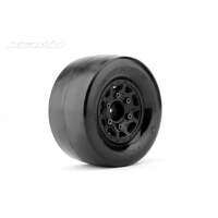 JETKO 2902CBUSGBB1 1/10 DR BOOSTER RR REAR TYRES CLAW RIM/BLACK/ULTRA SOFT/12MM/NARROW 2 PCS