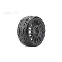 JETKO 1103RBMSGB 1/8 GT VERTEX TYRES RADIA RIM/BLACK/MEDIUM SOFT 2PCS