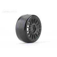 JETKO 1101RBMSGB 1/8 GT BUSTER TYRES RADIAL RIM/BLACK/MEDIUM SOFT 2 PCS