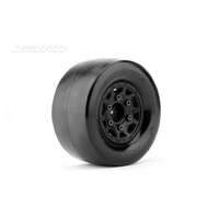 JETKO 2902CBSSGBB1 1/10 DR BOOSTER RR REAR TYRES CLAW RIM/BLACK/SUPER SOFT/12MM/NARROW 2 PCS