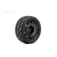 JETKO 3203CBMSG 1/10 GT EVOLUTION TYRES CLAW RIM/BLACK/MEDIUM SOFT 4 PCS