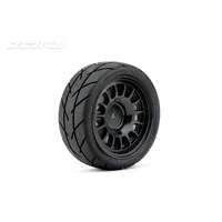 JETKO 3203RBSSG 1/10 GT EVOLUTION TYRES RADIA RIM/BLACK/SUPER SOFT 4 PCS