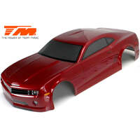 TEAM MAGIC TM503323DRA CAMARO BODY 1/10 TOURING/DRIFT CAR 195MM PAINTED NO HOLES DARK RED