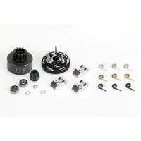 ALPHA E64-BUB2113 CLUTCH BELL COMBO SET (13T, BEARINGS, FLYWHEEL, CLUTCH SHOES, SPRINGS, NUT)