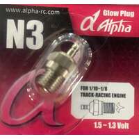 ALPHA MP01-010102 PLATINUM GLOW PLUG N3 HOT